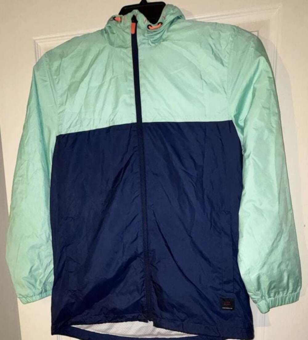 Zara Kids Two-Tone Hooded Windbreaker Jacket